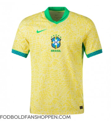 Brasilien Hjemmebanetrøje Copa America 2024 Kortærmet